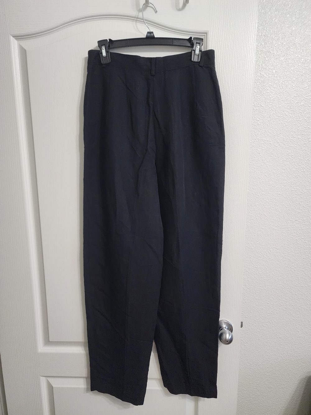 Casual Corner Black Wide-Leg Dress Trousers